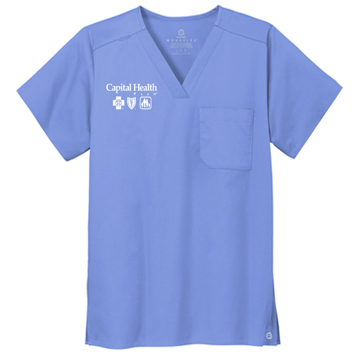 Wink® Unisex WorkFlex Chest Pocket V-Neck Top
