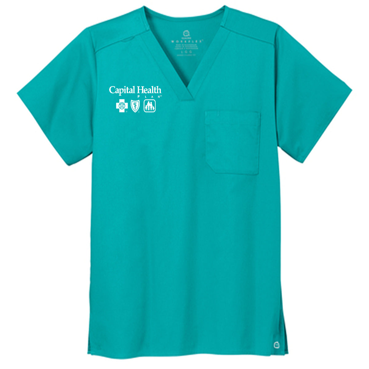 Wink® Unisex WorkFlex Chest Pocket V-Neck Top