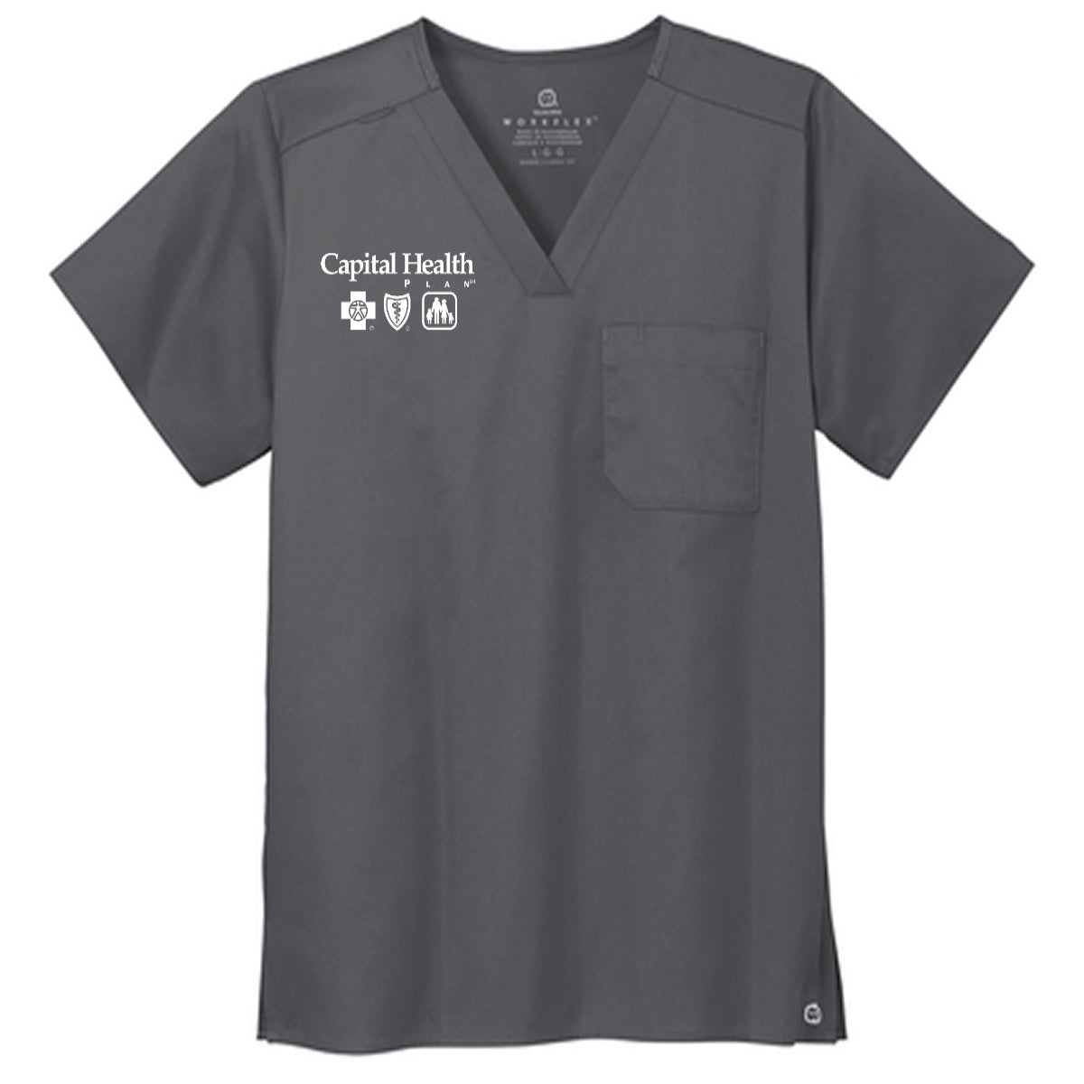Wink® Unisex WorkFlex Chest Pocket V-Neck Top