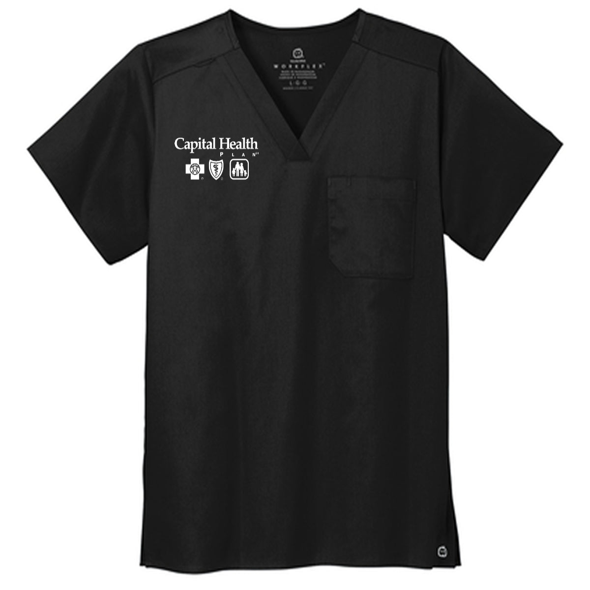 Wink® Unisex WorkFlex Chest Pocket V-Neck Top