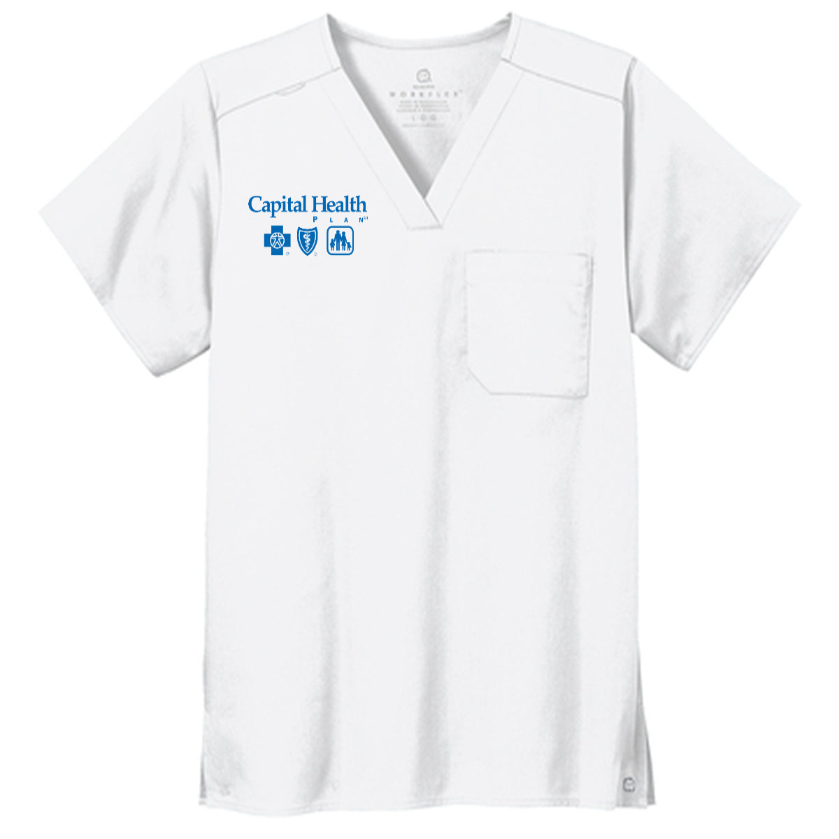 Wink® Unisex WorkFlex Chest Pocket V-Neck Top